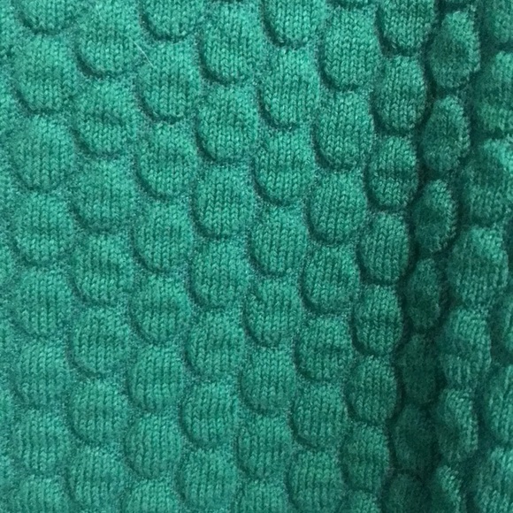 COS size M 3/4 sleeves cardigan green cotton nylon machine wash - Picture 2 of 3